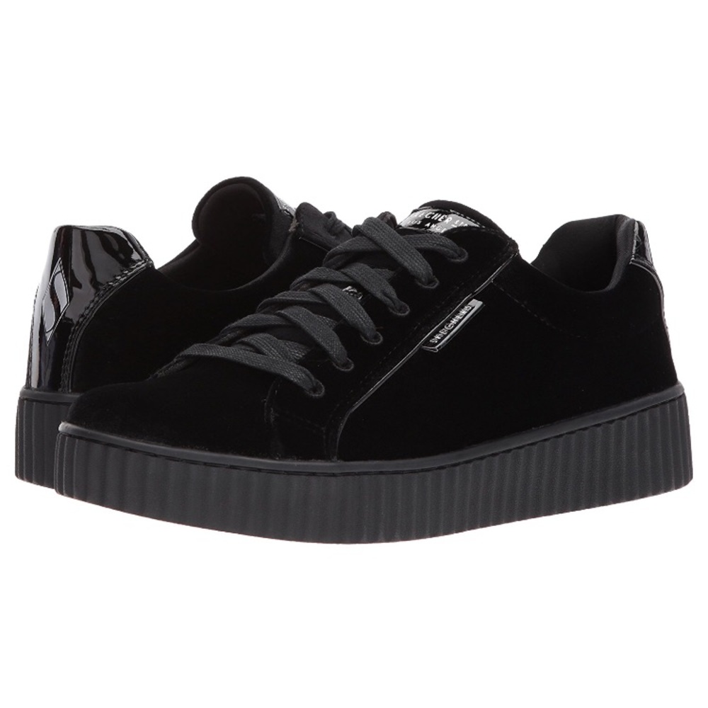 Woman Velvet platform fashion Sneakers